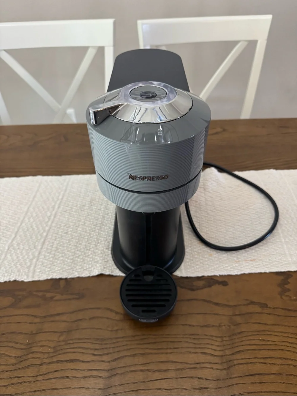 Nespresso Vertuo Next Coffee & Espresso Maker by Nespresso in Gray and Black.